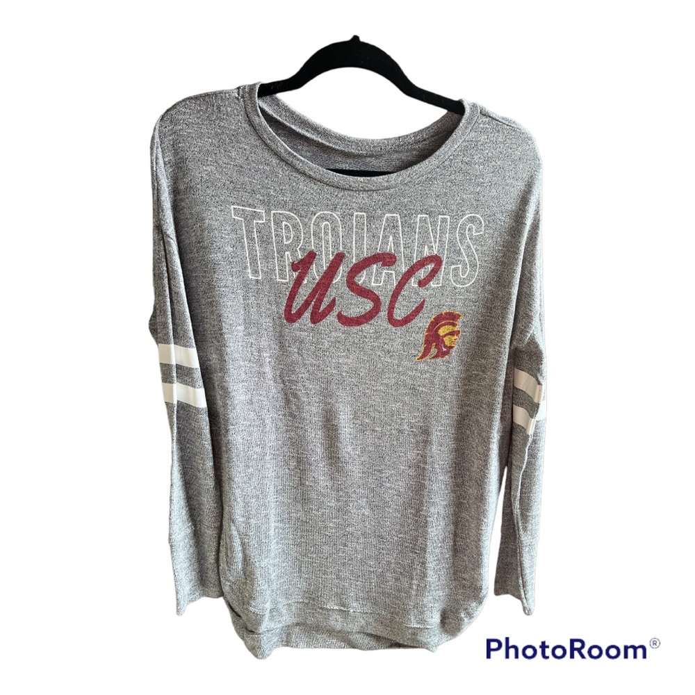 Long sleeve USC Trojans womens top